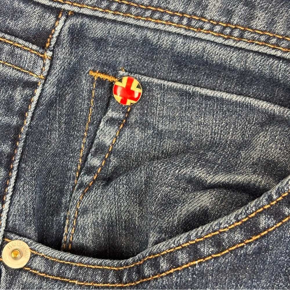 Hudson Jeans Blue Straight Leg Classic - Picture 3 of 13